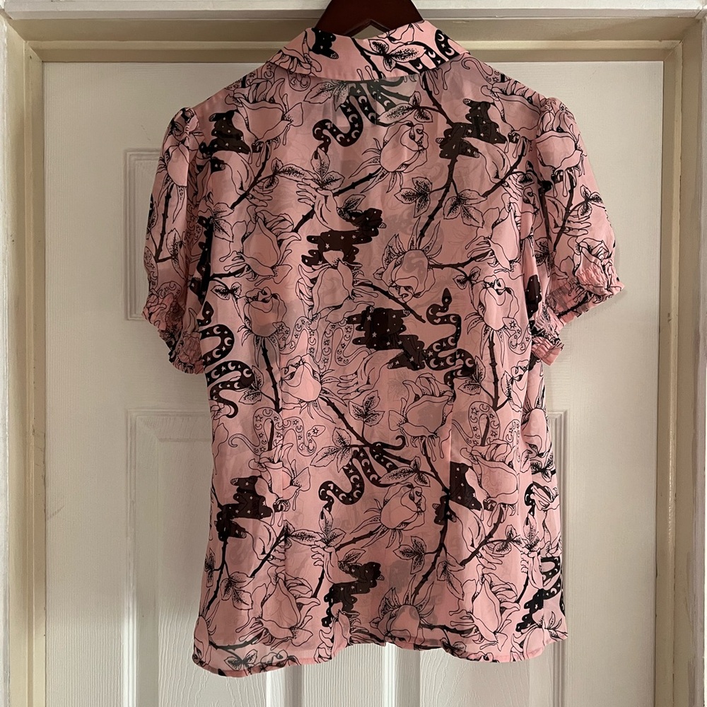 Hell Bunny Fiona Mystic Blouse - Picture 8 of 13